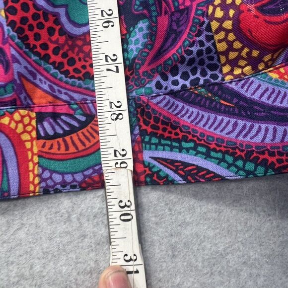 Vintage Evan Picone Sport Jacket Womens L Casual Paisley 1980s Korea - Picture 10 of 15